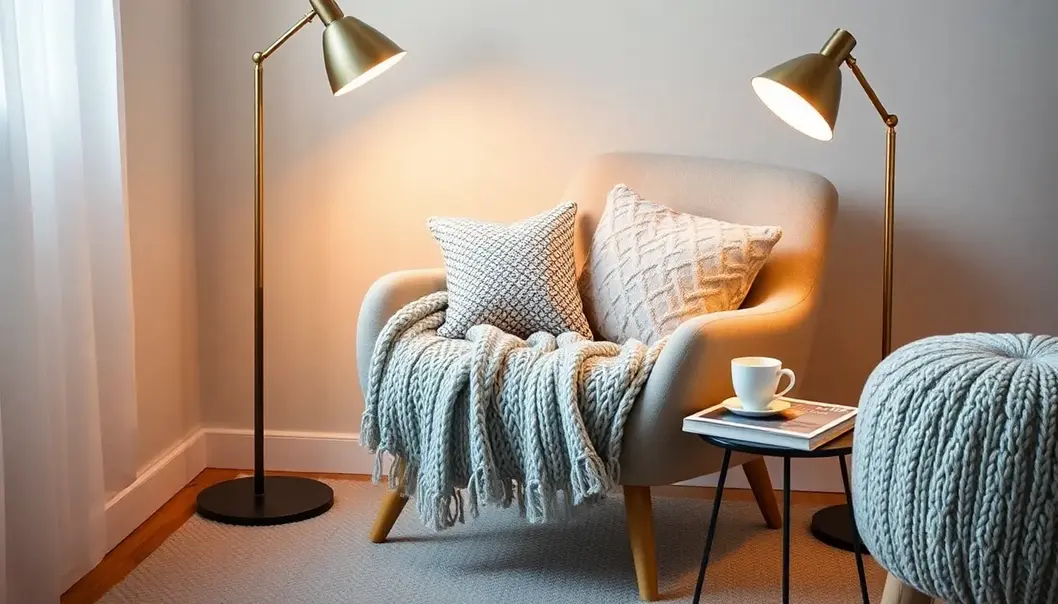 The ideal location for a reading nook with natural light and nearby bookshelves.